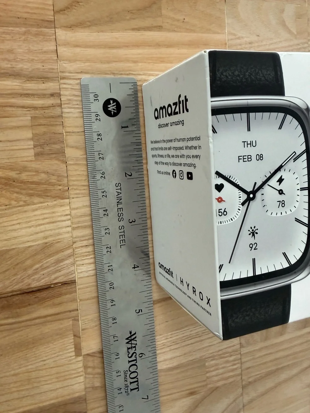 Amazfit Active 2 Premium Version Square Smartwatch GPS Heart Rate New in Box NWT